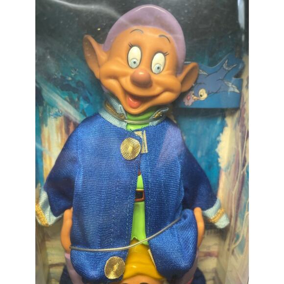 VTG Walt Disney Snow White & The 7 Dwarfs Dopey & Sneezy Stackable Dolls 1990s - Picture 7 of 8